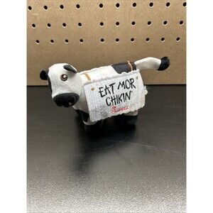 Chick-Fil-A Cow "Eat Mor Chikin" Eat More Chicken Sign Plush 4" LIMITED EDITION!